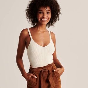 Abercrombie ribbed knit bodysuit